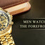 OLEVS Luxury Gold Men's Chronograph Watch