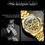OLEVS Luxury Gold Men's Chronograph Watch
