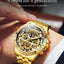 OLEVS Luxury Gold Men's Chronograph Watch