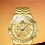 OLEVS Luxury Gold Men's Chronograph Watch