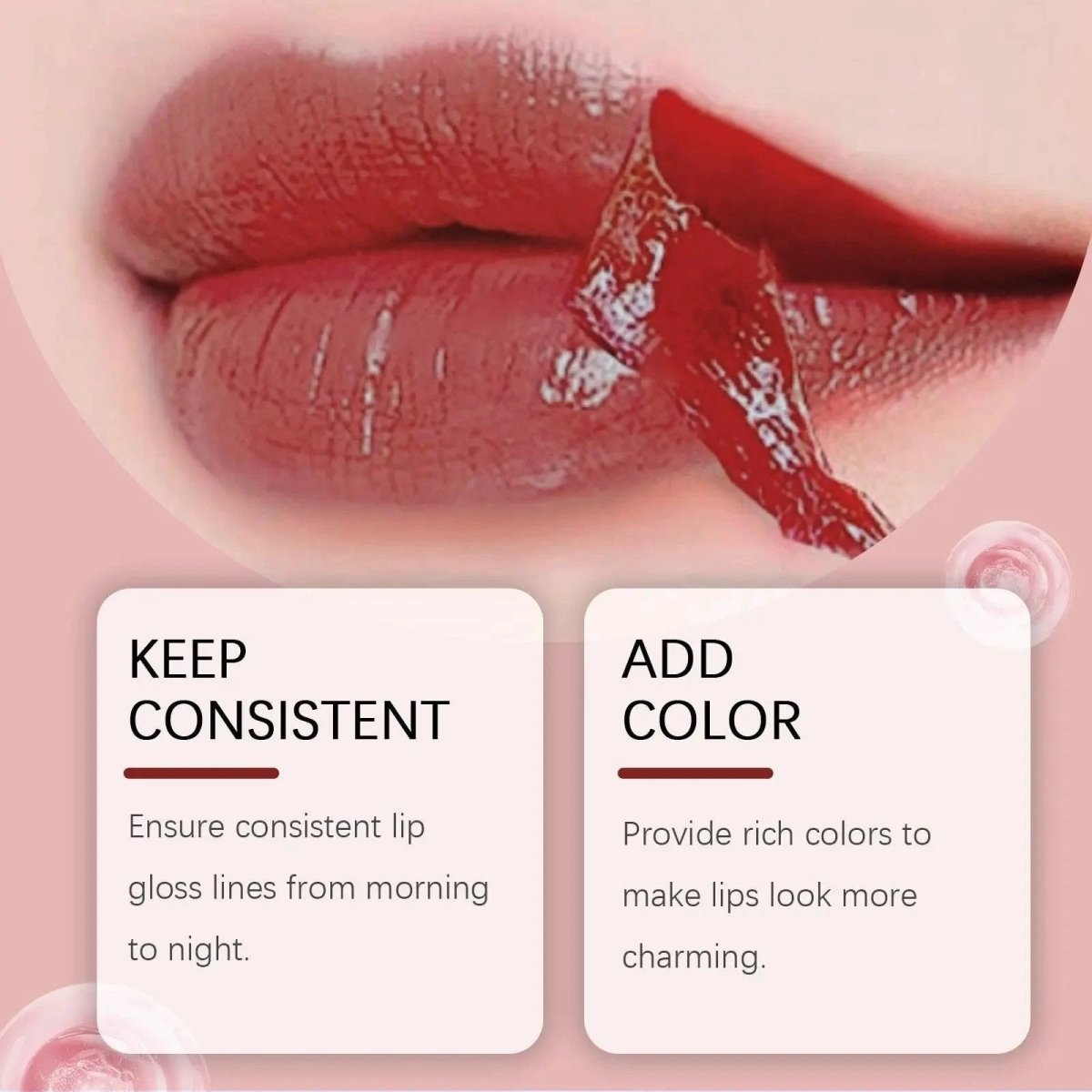 Set de Brillo Labial y Delineador a Prueba de Agua de Larga Duración