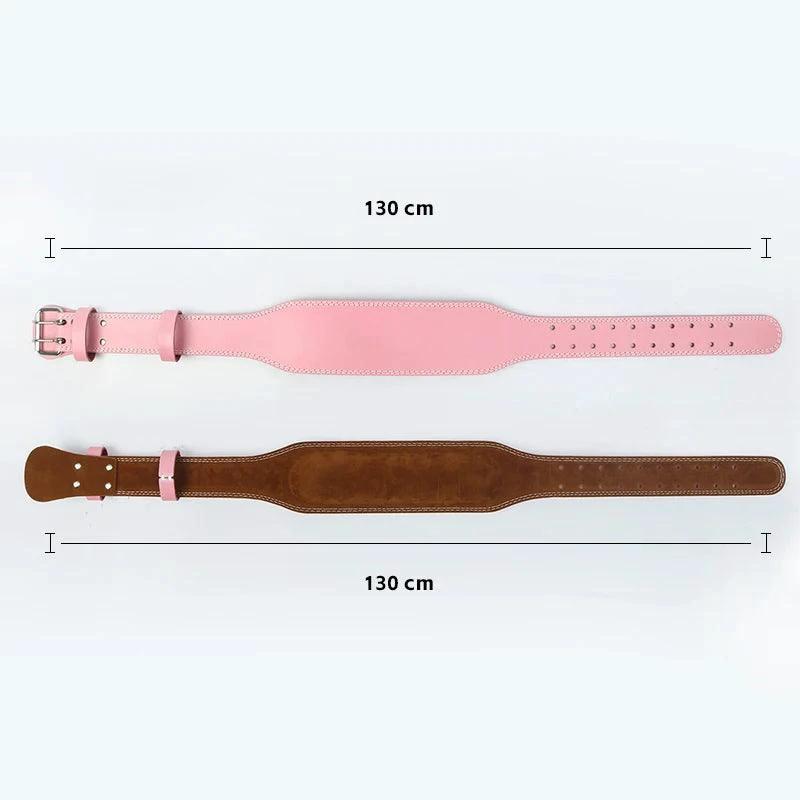 Pink Power Women's Weightlifting Belt for Strength and Safety
