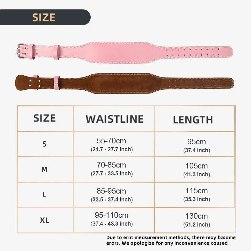 Pink Power Women's Weightlifting Belt for Strength and Safety