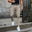 Men's Casual Plaid Print Trousers - Comfortable & Stylish