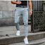 Men's Casual Plaid Print Trousers - Comfortable & Stylish