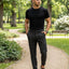 Men's Casual Plaid Print Trousers - Comfortable & Stylish