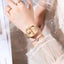 POEDAGAR Elegant Women's Mesh Watch - Waterproof Stainless Steel Timepiece