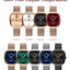 POEDAGAR Elegant Women's Mesh Watch - Waterproof Stainless Steel Timepiece