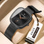 POEDAGAR Elegant Women's Mesh Watch - Waterproof Stainless Steel Timepiece