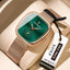 POEDAGAR Elegant Women's Mesh Watch - Waterproof Stainless Steel Timepiece