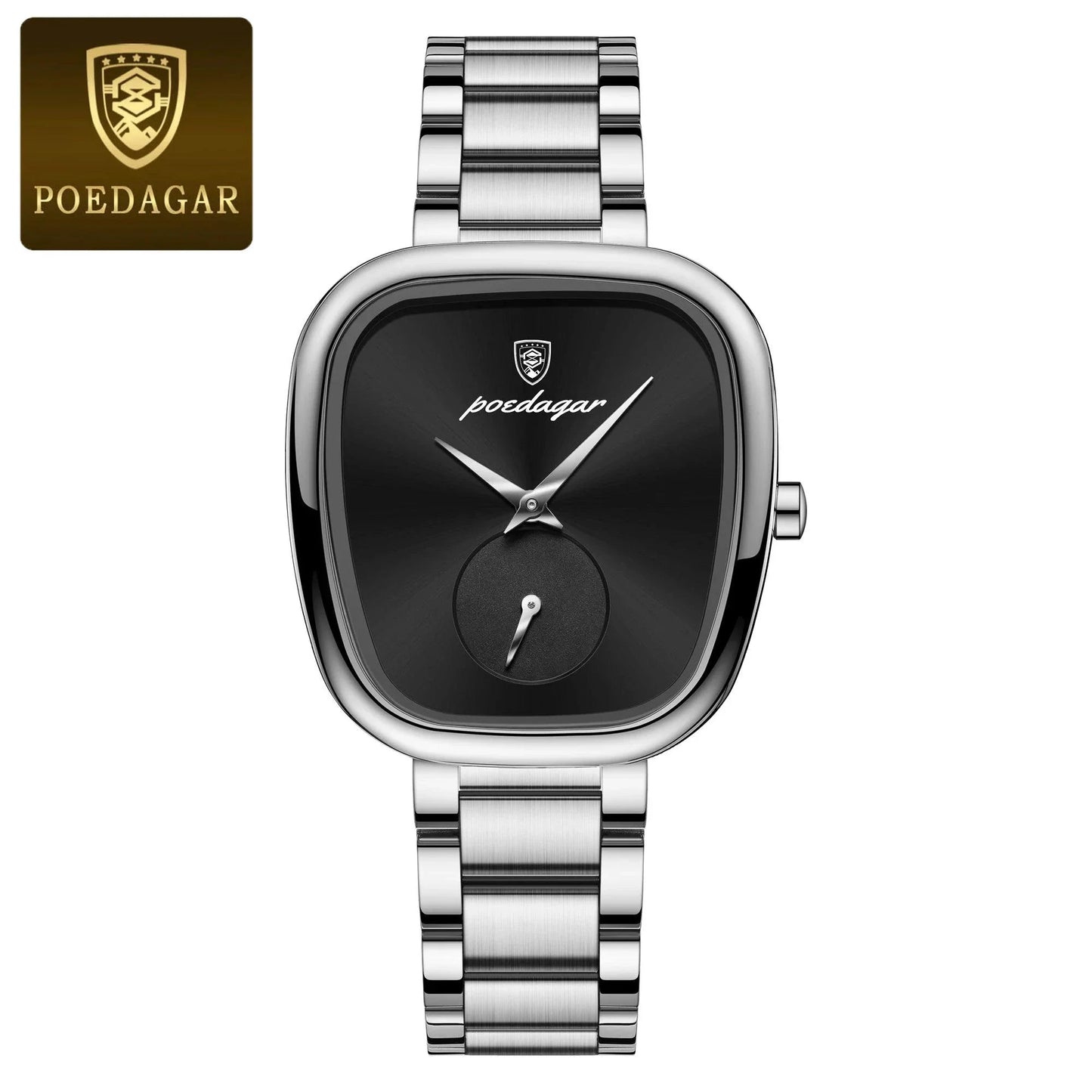 Montre à Quartz Élégante pour Femmes POEDAGAR - Acier Inoxydable Étanche
