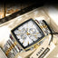 POEDAGAR Luxury Chronograph Men's Watch - Waterproof & Luminous