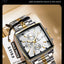 POEDAGAR Luxury Chronograph Men's Watch - Waterproof & Luminous
