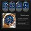Reloj Cronógrafo de Lujo para Hombre POEDAGAR - Impermeable y Luminiscente