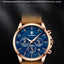 Reloj Cronógrafo de Lujo para Hombre POEDAGAR - Impermeable y Luminiscente