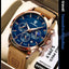 Reloj Cronógrafo de Lujo para Hombre POEDAGAR - Impermeable y Luminiscente