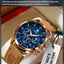 Reloj Cronógrafo de Lujo para Hombre POEDAGAR - Impermeable y Luminiscente