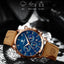 Reloj Cronógrafo de Lujo para Hombre POEDAGAR - Impermeable y Luminiscente