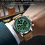 POEDAGAR Men's Luxury Quartz Chronograph Watch - Waterproof Leather