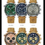 POEDAGAR Men's Luxury Quartz Chronograph Watch - Waterproof Leather