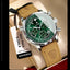 POEDAGAR Men's Luxury Quartz Chronograph Watch - Waterproof Leather