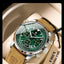 POEDAGAR Men's Luxury Quartz Chronograph Watch - Waterproof Leather