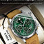POEDAGAR Men's Luxury Quartz Chronograph Watch - Waterproof Leather