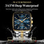 Montre Chronographe Carrée pour Homme POEDAGAR - Étanche Lumineuse