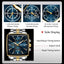 Montre Chronographe Carrée pour Homme POEDAGAR - Étanche Lumineuse