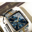Montre Chronographe Carrée pour Homme POEDAGAR - Étanche Lumineuse