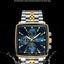 Montre Chronographe Carrée pour Homme POEDAGAR - Étanche Lumineuse