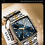 Montre Chronographe Carrée pour Homme POEDAGAR - Étanche Lumineuse