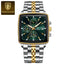 Montre Chronographe Carrée pour Homme POEDAGAR - Étanche Lumineuse