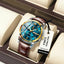 Reloj de Cuarzo de Lujo para Hombre POEDAGAR - Impermeable y Luminiscente