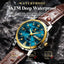Reloj de Cuarzo de Lujo para Hombre POEDAGAR - Impermeable y Luminiscente