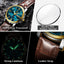 Reloj de Cuarzo de Lujo para Hombre POEDAGAR - Impermeable y Luminiscente