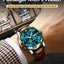 Reloj de Cuarzo de Lujo para Hombre POEDAGAR - Impermeable y Luminiscente