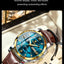 Reloj de Cuarzo de Lujo para Hombre POEDAGAR - Impermeable y Luminiscente