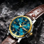 Reloj de Cuarzo de Lujo para Hombre POEDAGAR - Impermeable y Luminiscente