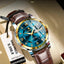 Reloj de Cuarzo de Lujo para Hombre POEDAGAR - Impermeable y Luminiscente