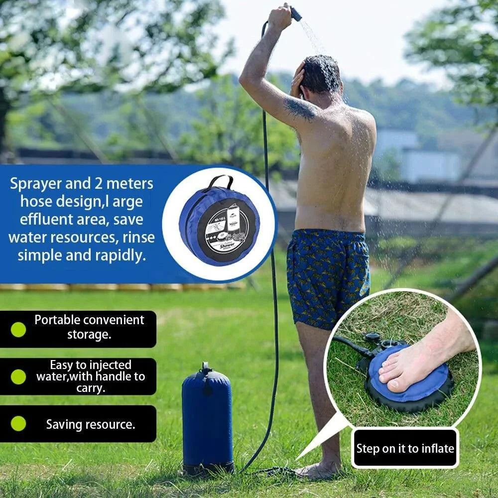 Kit de douche portable pour camping et randonnée