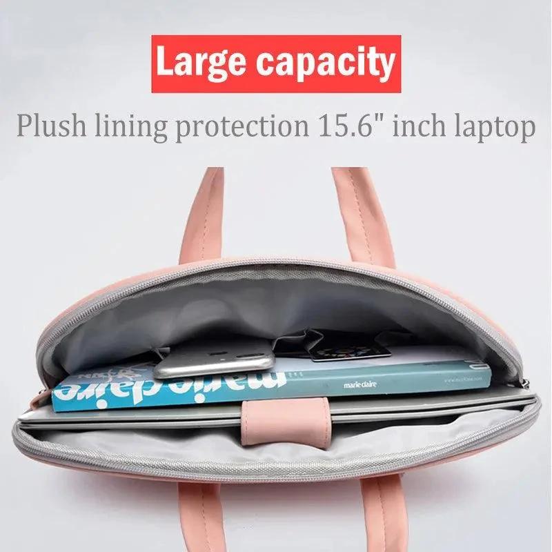 Elegant PU Leather Laptop Bag for Men and Women