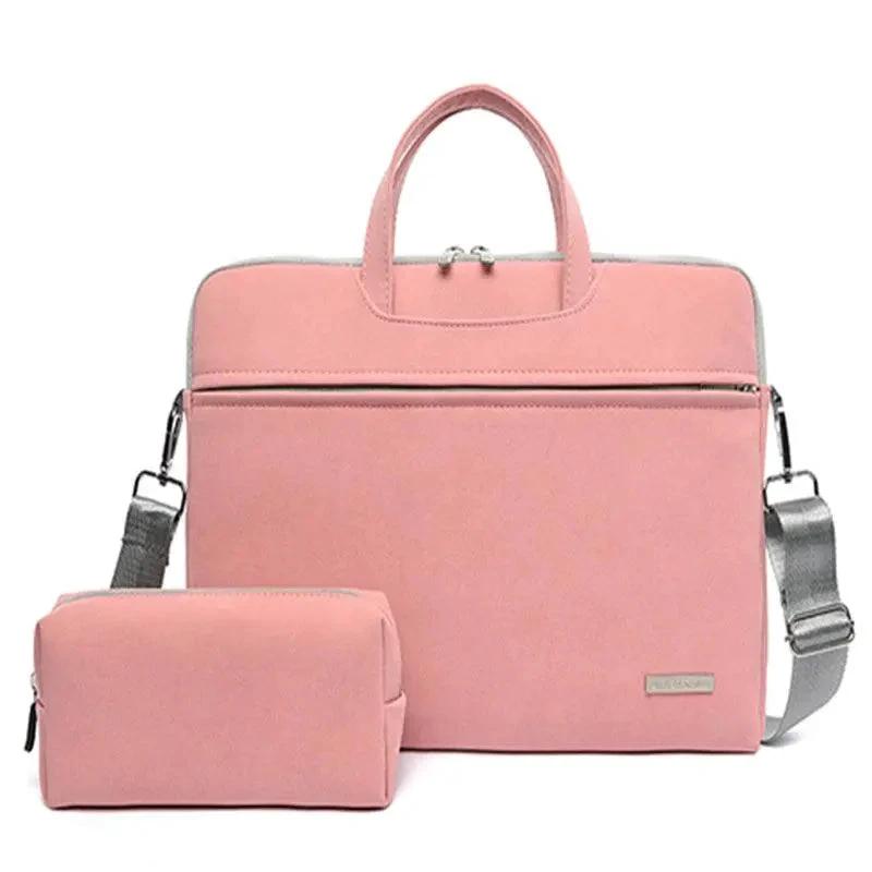 Elegant PU Leather Laptop Bag for Men and Women