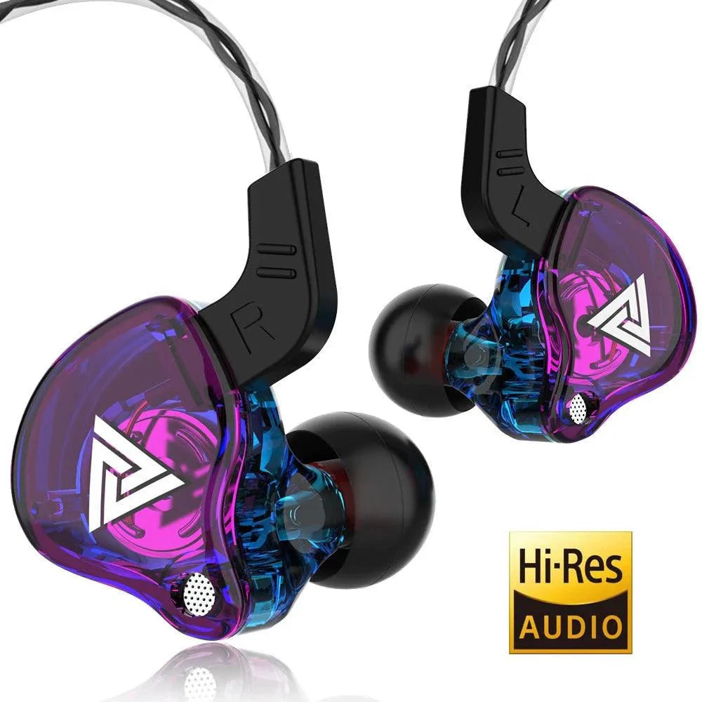 Auriculares con cable QKZ AK6 HiFi - Sonido premium con micrófono