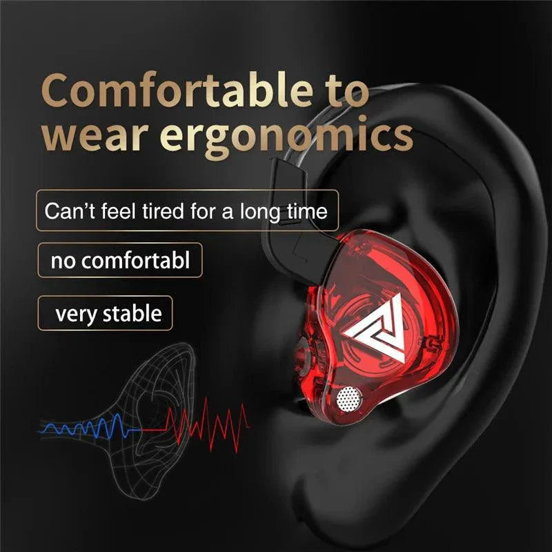 Auriculares con cable QKZ AK6 HiFi - Sonido premium con micrófono