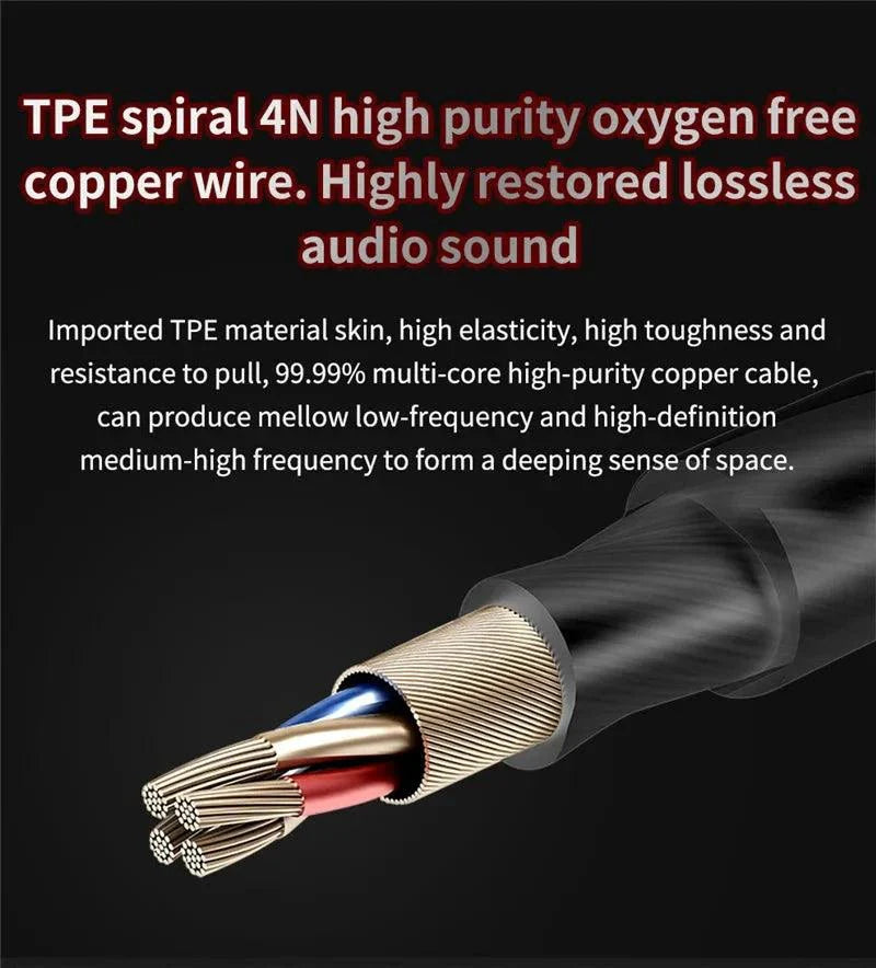 Auriculares con cable QKZ AK6 HiFi - Sonido premium con micrófono