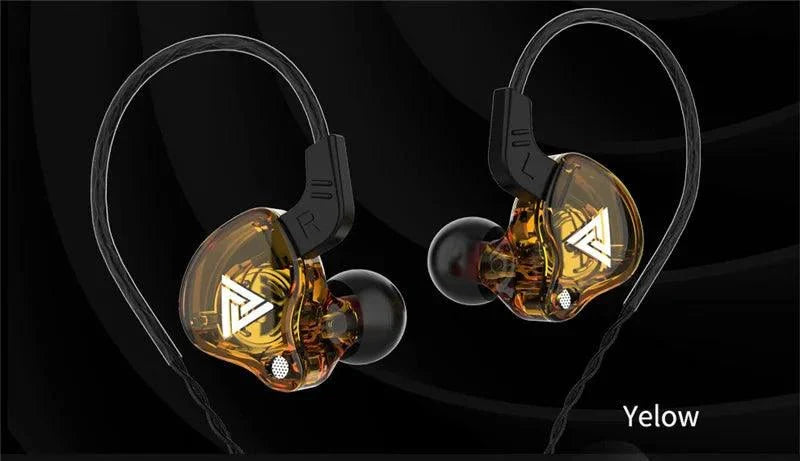 Auriculares con cable QKZ AK6 HiFi - Sonido premium con micrófono