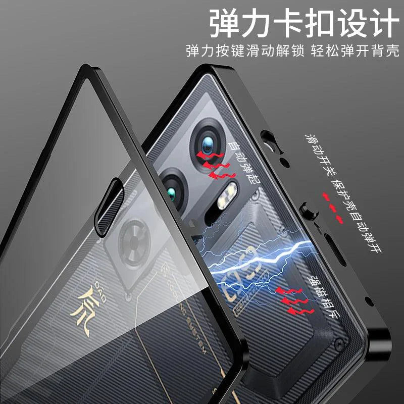 RedMagic Transparent Acrylic Case for 9S Pro - Sleek Metal Frame & Protection