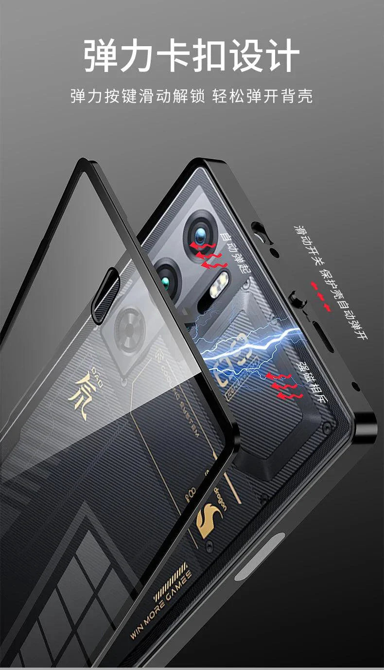 RedMagic Transparent Acrylic Case for 9S Pro - Sleek Metal Frame & Protection
