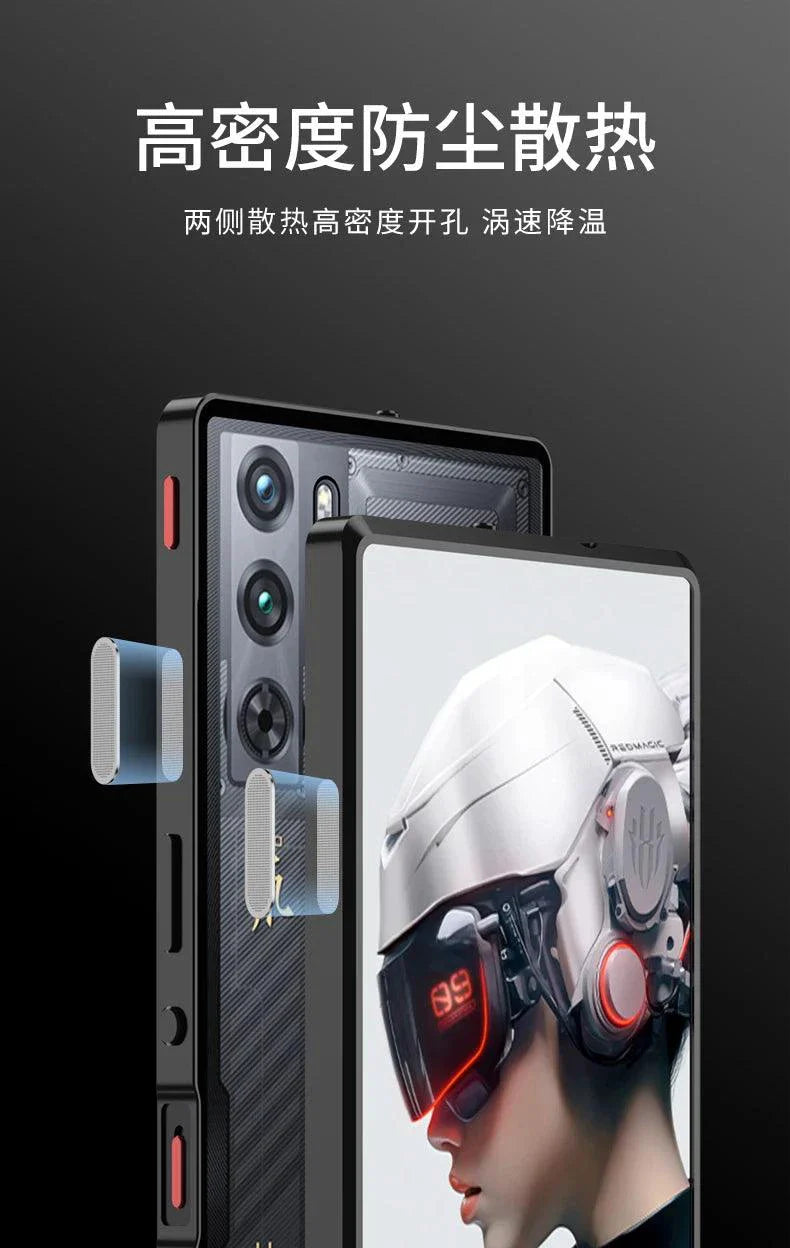 RedMagic Transparent Acrylic Case for 9S Pro - Sleek Metal Frame & Protection